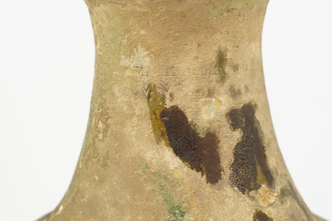 A large Chinese green glazed jar, Han dynasty